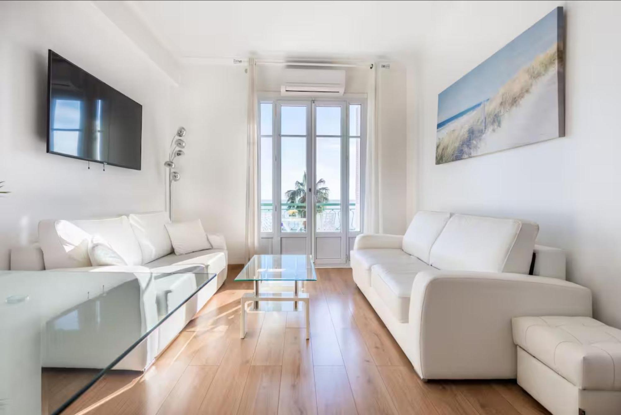 Modern Sea View Apartment On Promenade Des Anglais Nicea Zewnętrze zdjęcie